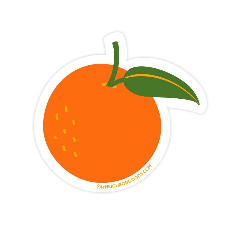 Orange Sticker - Merry PigletsThe Neighborgoods