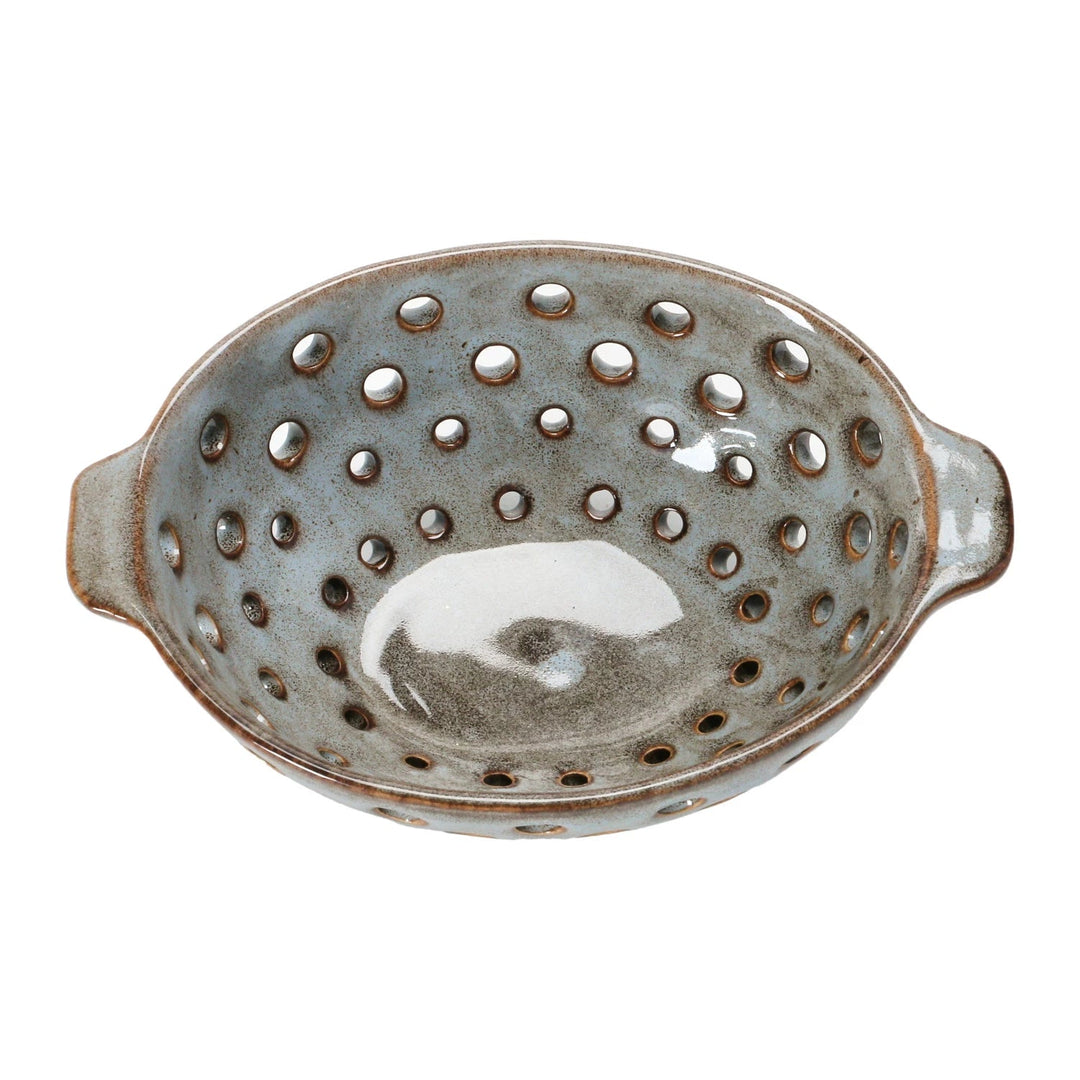 Oval Stoneware Berry Bowl - Merry PigletsCreative Co - Op