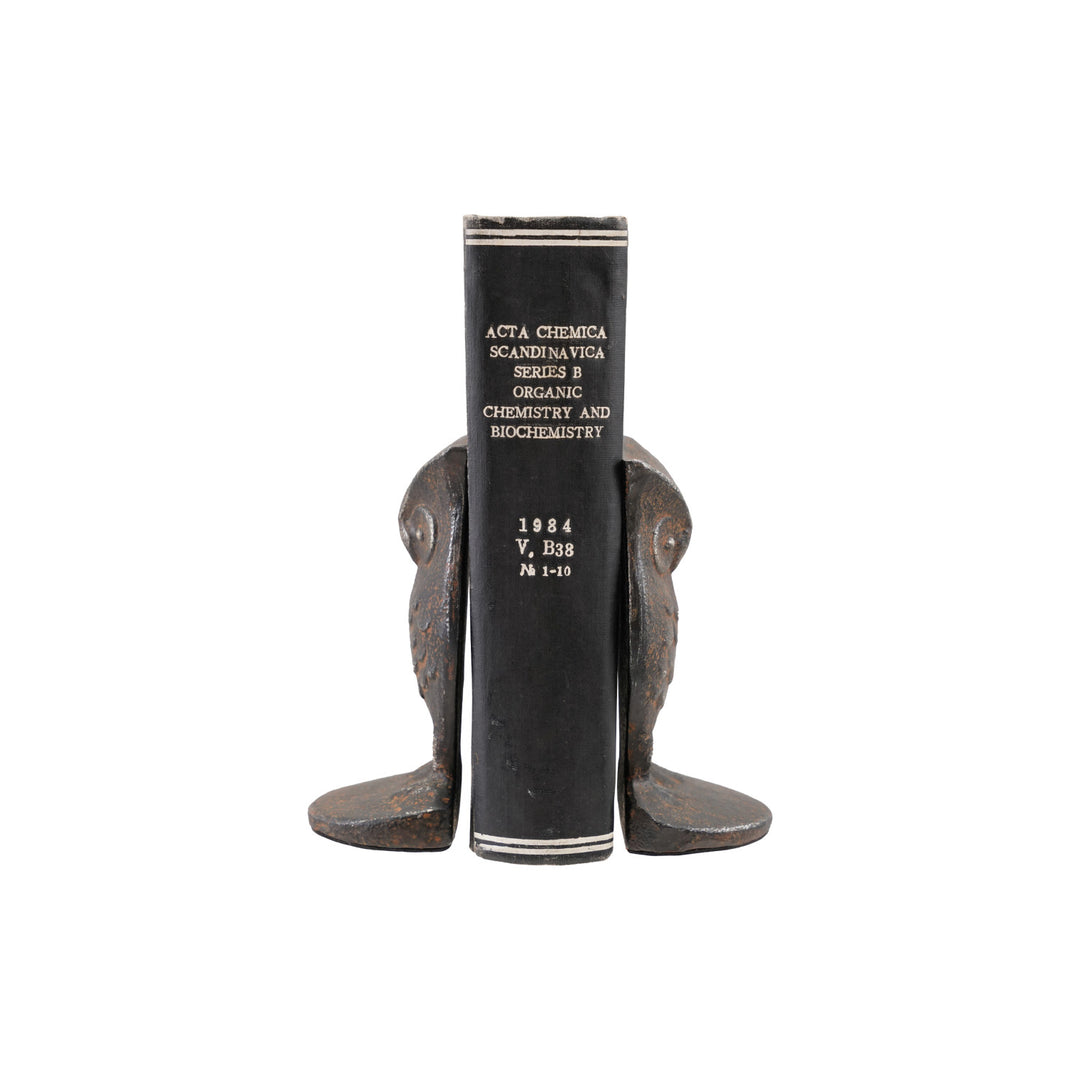 Cast Iron Owl Bookends