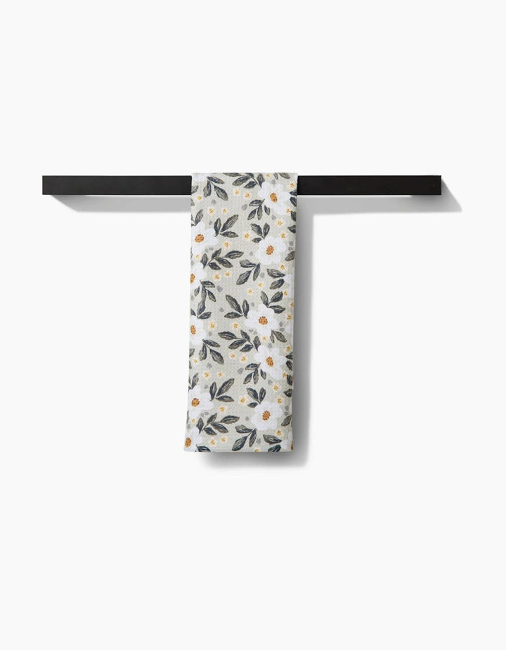 Painted Spring Flowers Tea Towel - Merry PigletsGeometry