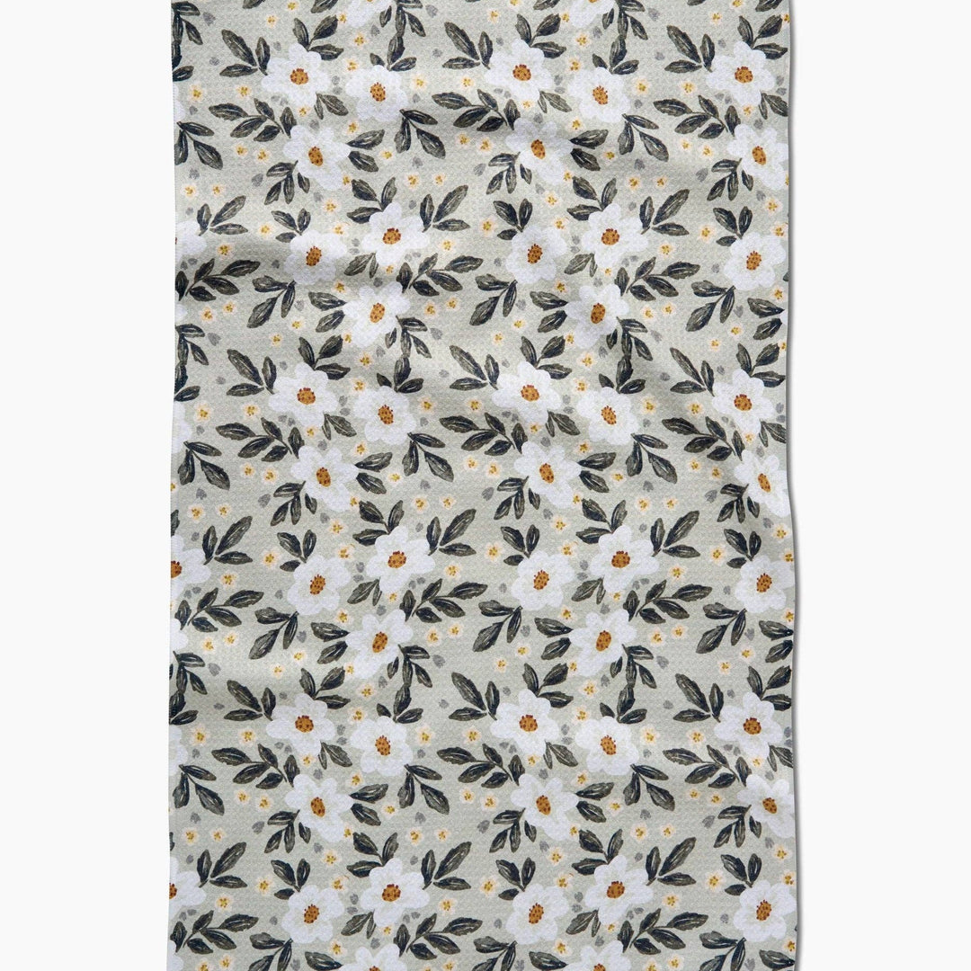 Painted Spring Flowers Tea Towel - Merry PigletsGeometry