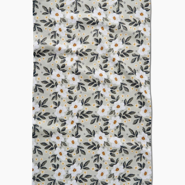 Painted Spring Flowers Tea Towel - Merry PigletsGeometry