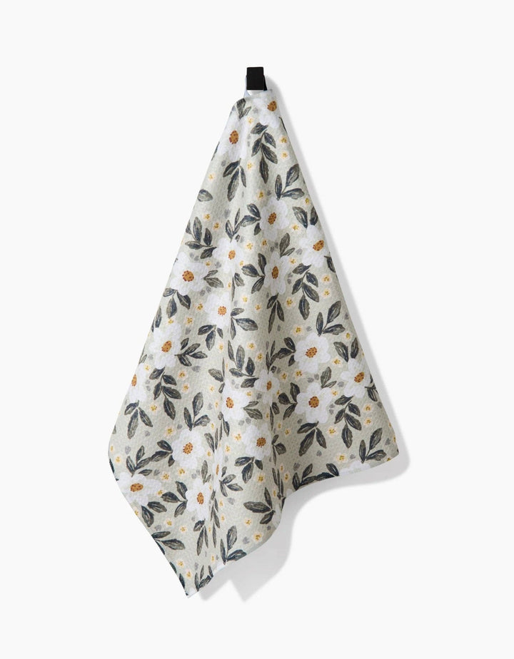 Painted Spring Flowers Tea Towel - Merry PigletsGeometry