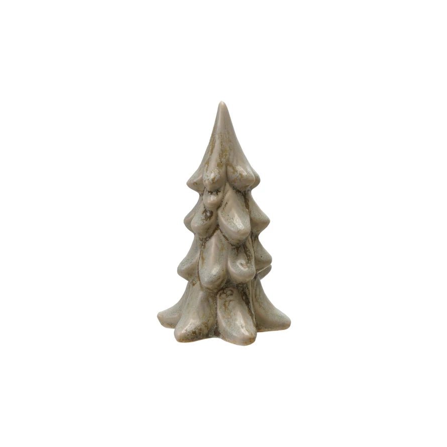 Pale Green Stoneware Tree - Merry Pigletscreative co op