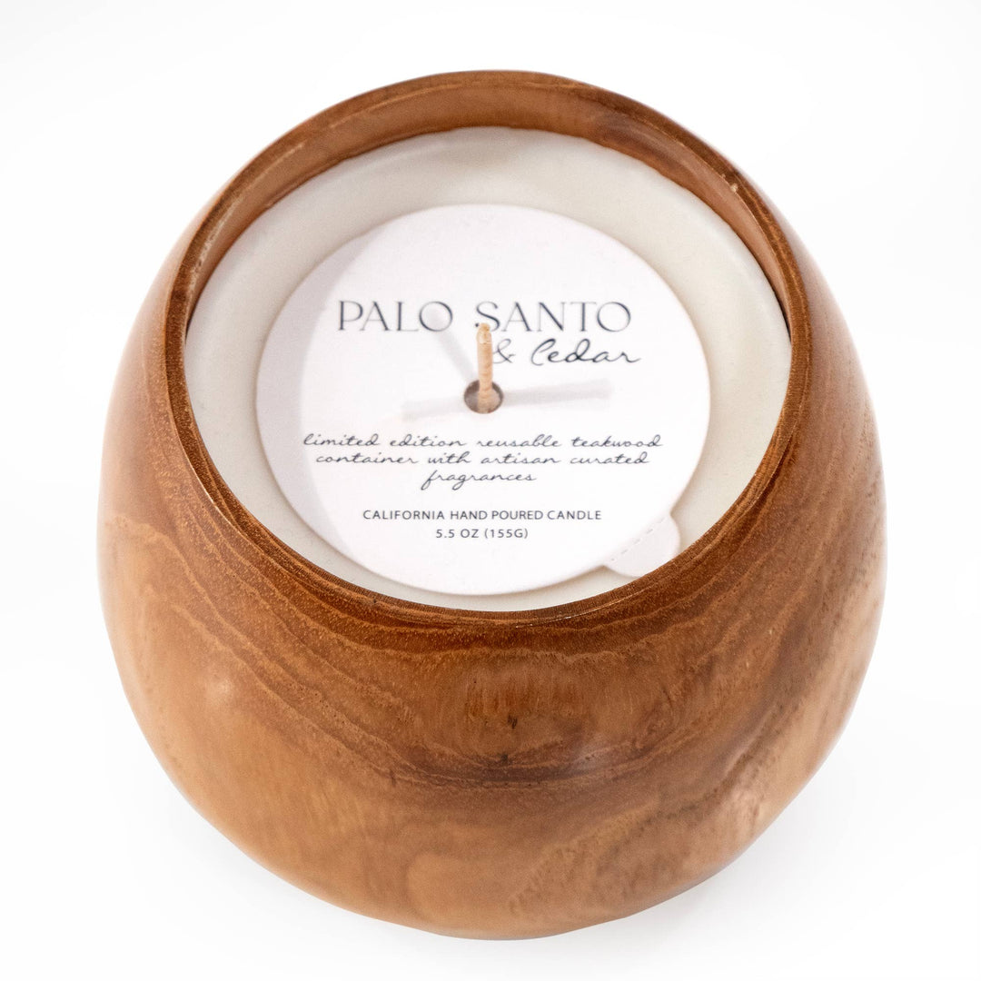 Palo Santo & Cedar Candle - Merry PigletsAndaluca