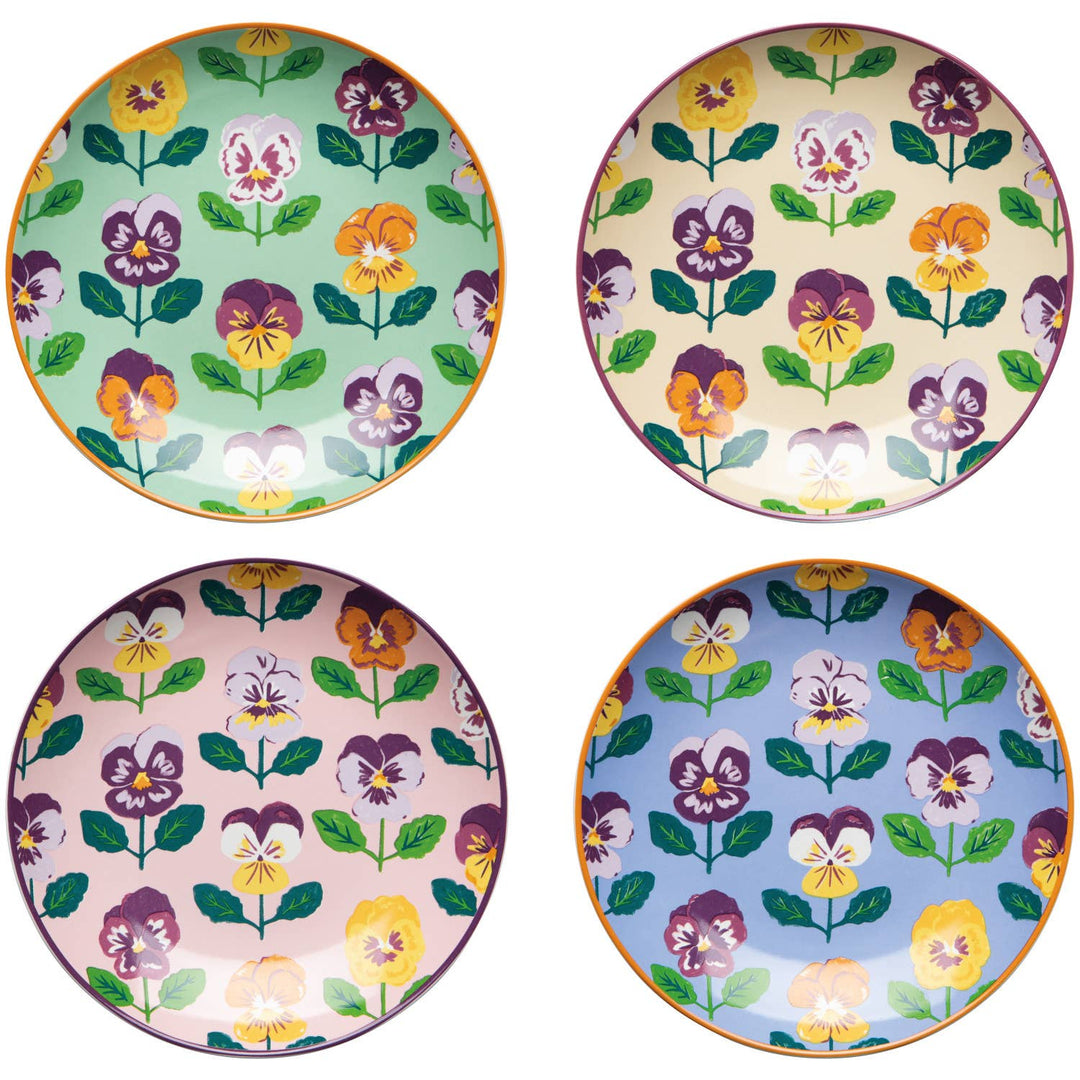 Pansy Appetizer Plate - Merry PigletsDanica Jubilee