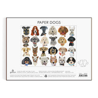 Paper Dogs 1000 Piece Puzzle - Merry Piglets