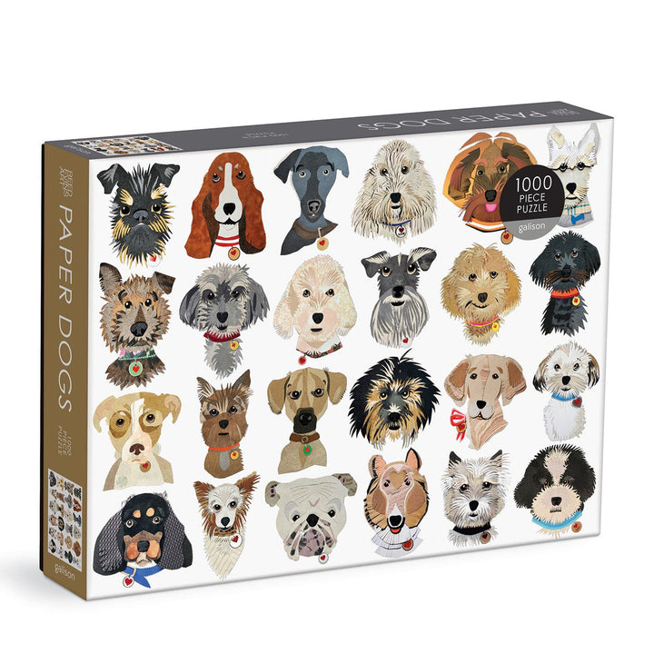 Paper Dogs 1000 Piece Puzzle - Merry Piglets