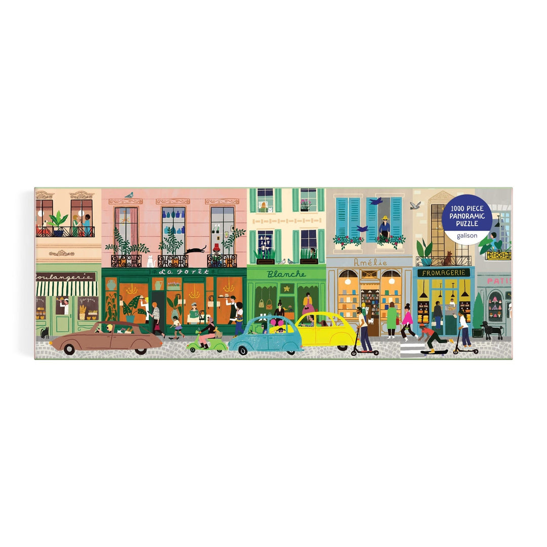Parisan Life 1000 Piece Panoramic Puzzle