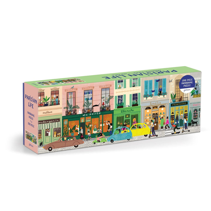 Parisan Life 1000 Piece Panoramic Puzzle