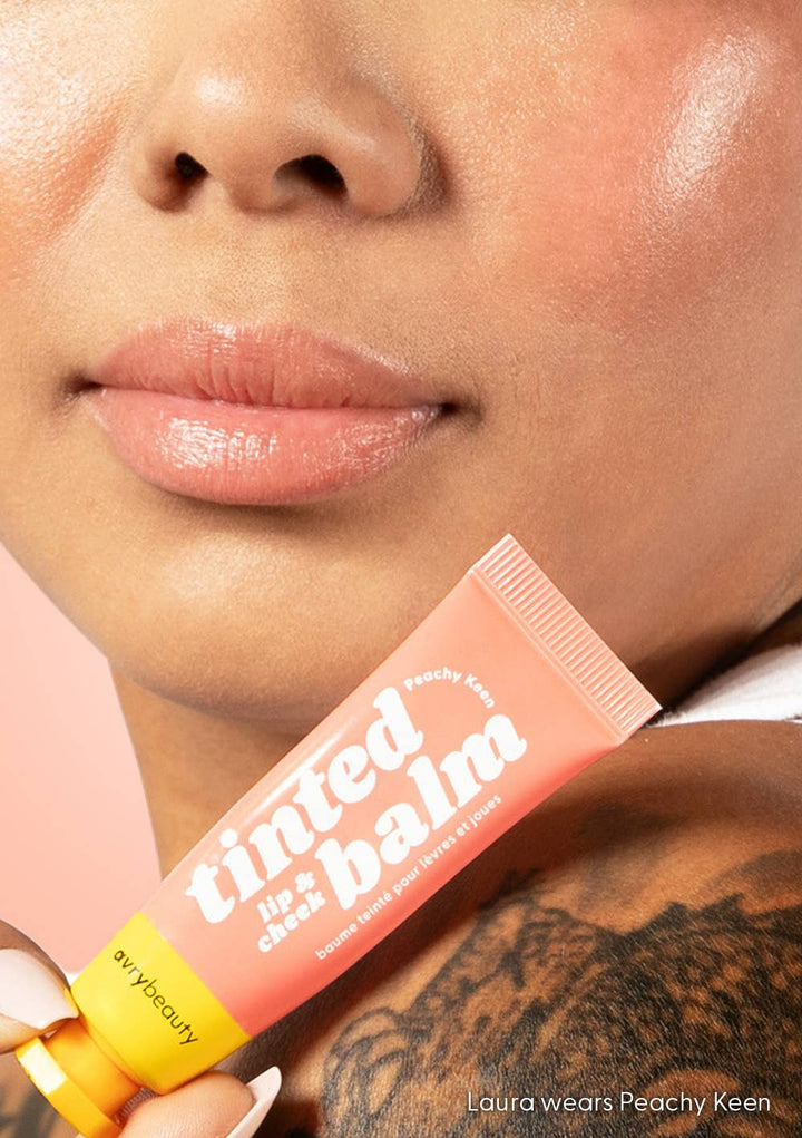 Peachy Keen Lip & Cheek Tinted Balm - Merry PigletsAvryBeauty