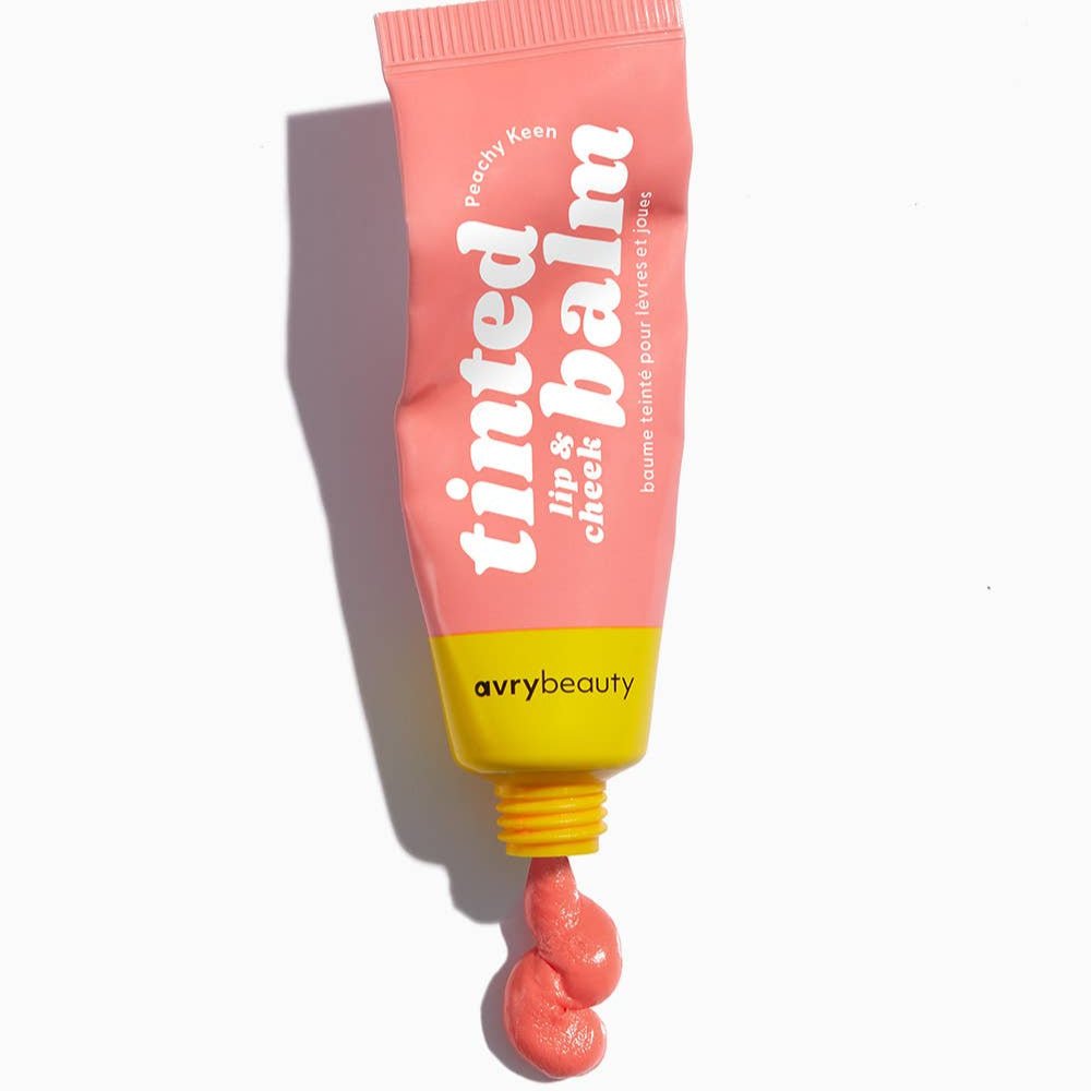 Peachy Keen Lip & Cheek Tinted Balm - Merry PigletsAvryBeauty