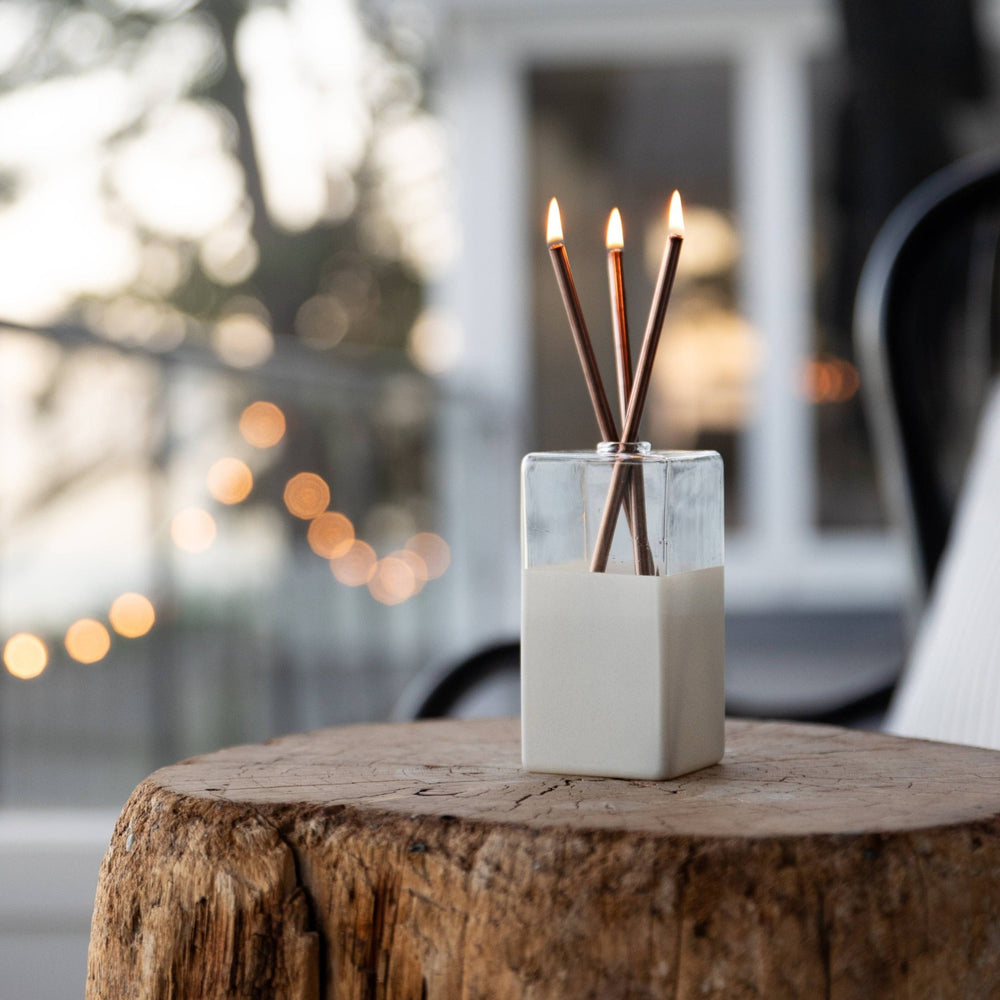 Pebble Vase - Merry PigletsEverlasting Candle Co.