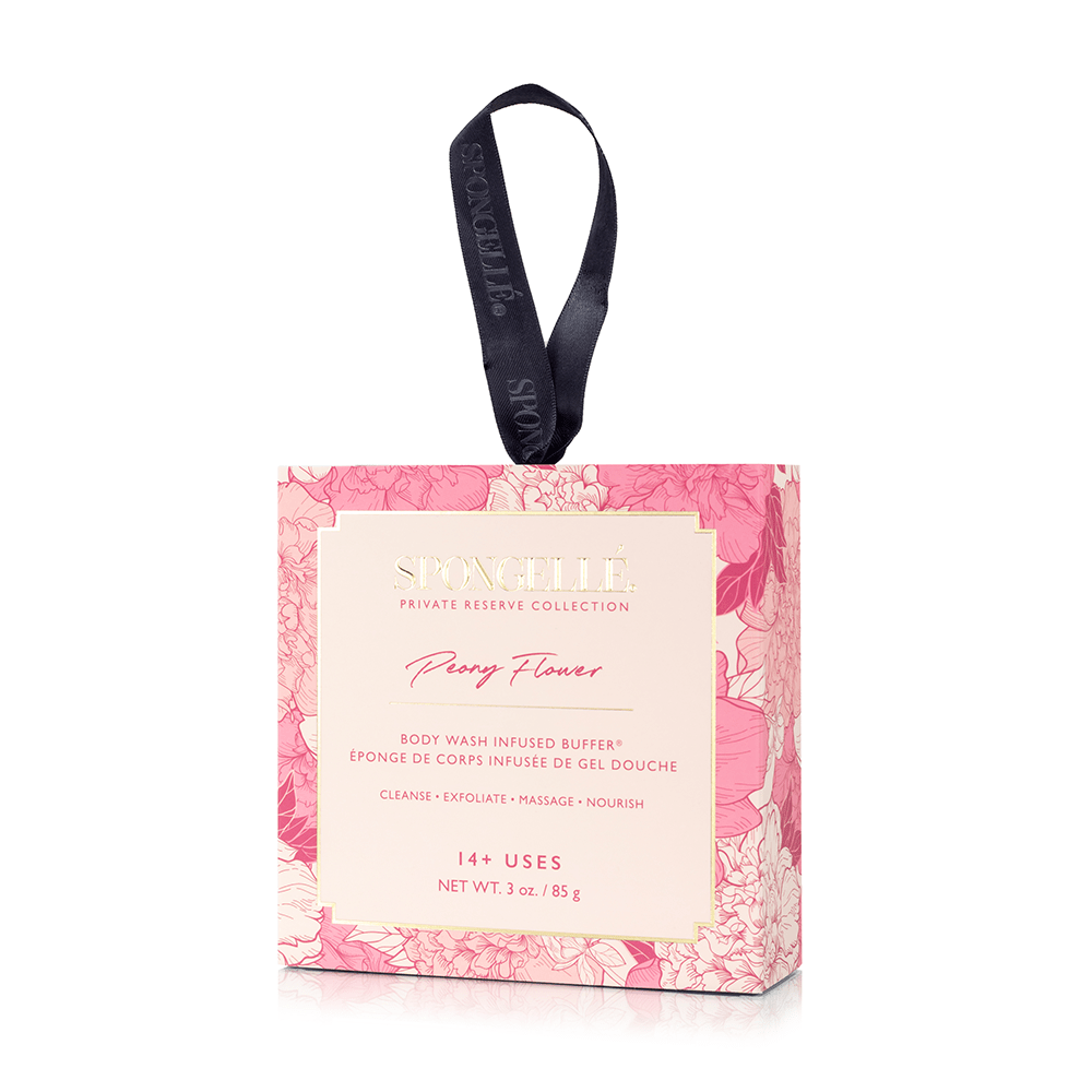 Peony Flower Boxed Sponge Buffer - Merry PigletsSpongellé