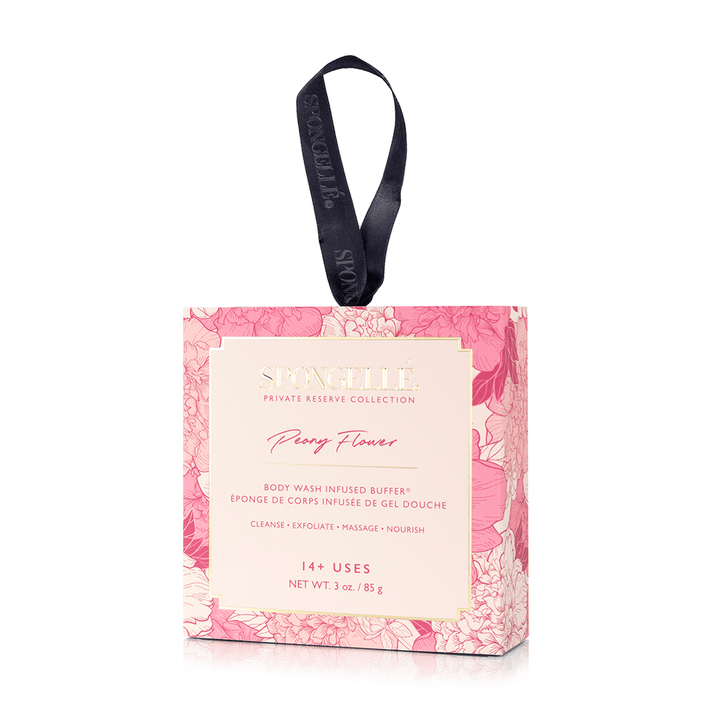 Peony Flower Boxed Sponge Buffer - Merry PigletsSpongellé