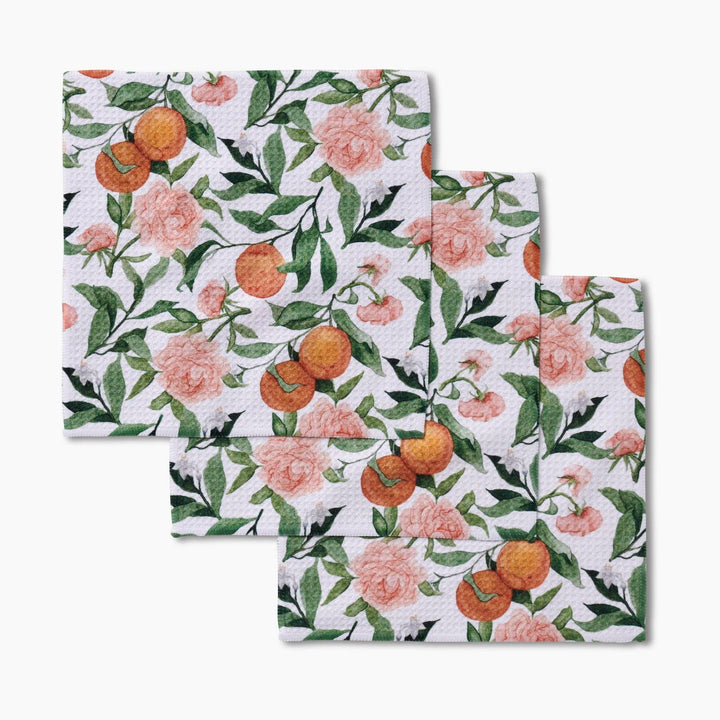 Peony For Your Thoughts Dishcloth Set - Merry PigletsGeometry