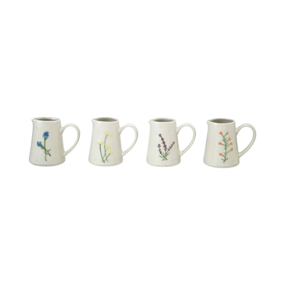 Petal Flower Creamer - Merry PigletsCreative Co - Op