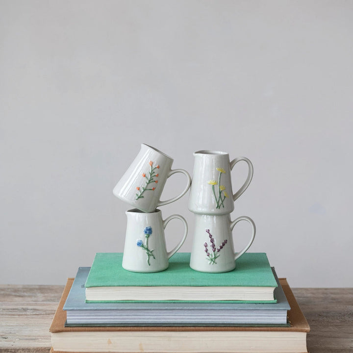 Petal Flower Creamer - Merry PigletsCreative Co - Op