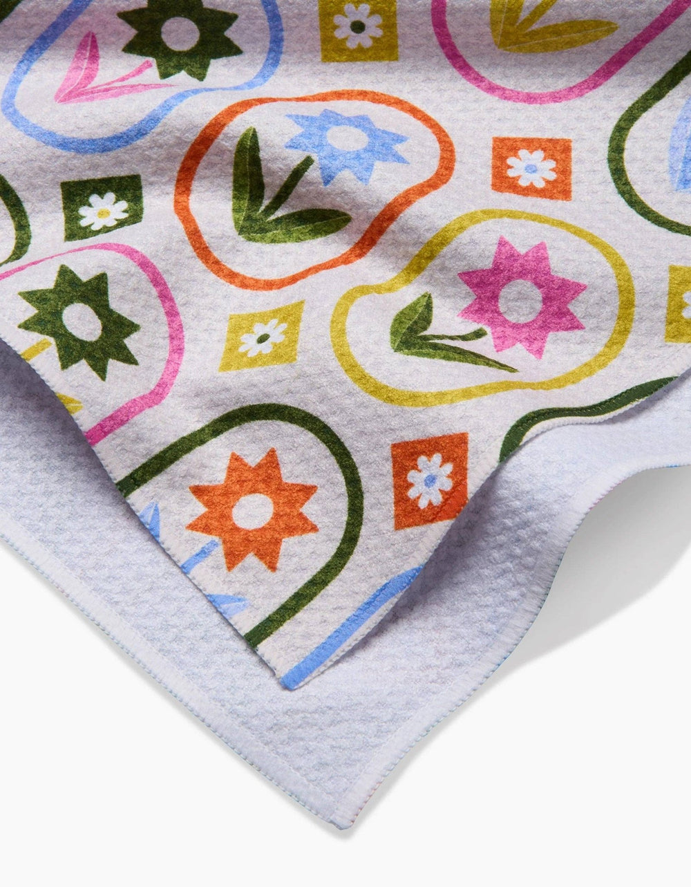 Petal Patchwork Tea Towel - Merry PigletsGeometry