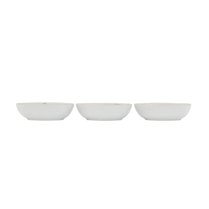 Pine Stoneware Dish - Merry PigletsCreative Co - Op
