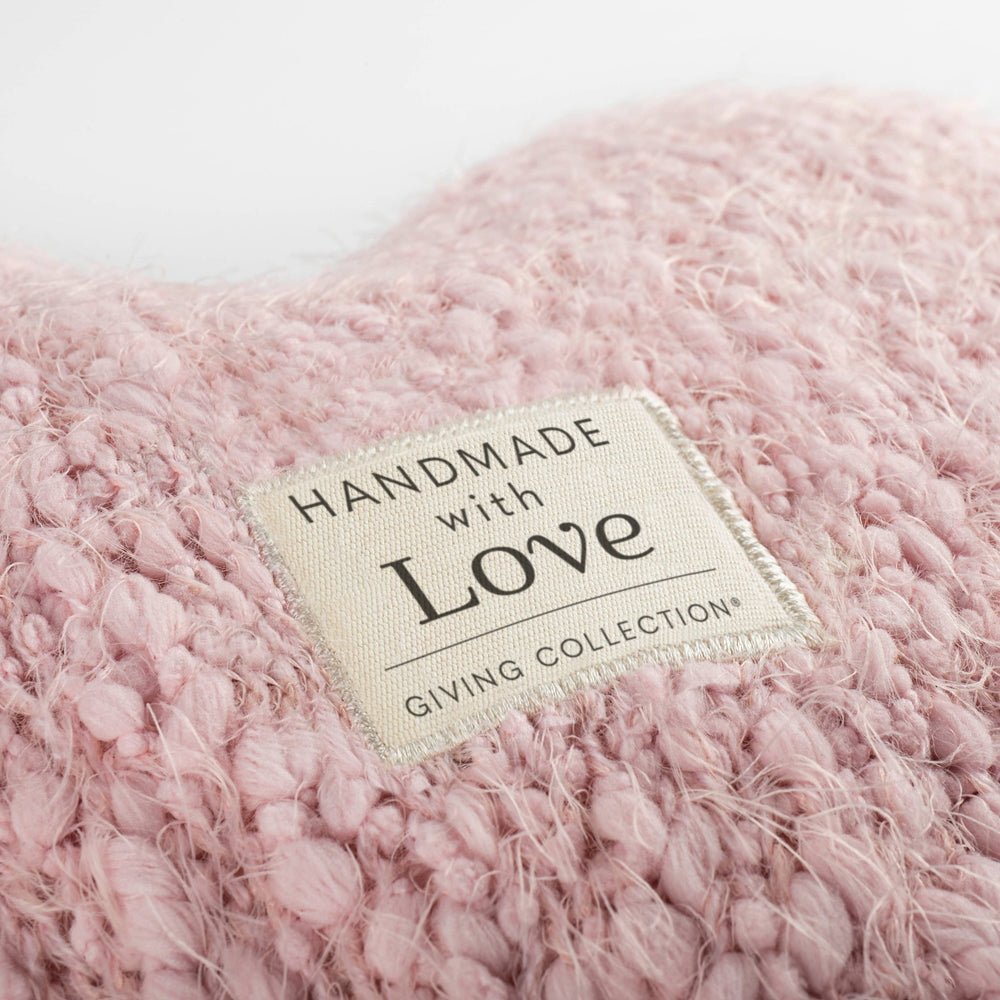 Pink Giving Heart Pillow - Merry PigletsDEMDACO