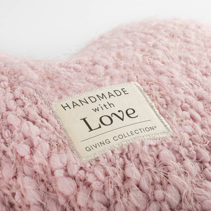 Pink Giving Heart Pillow - Merry PigletsDEMDACO