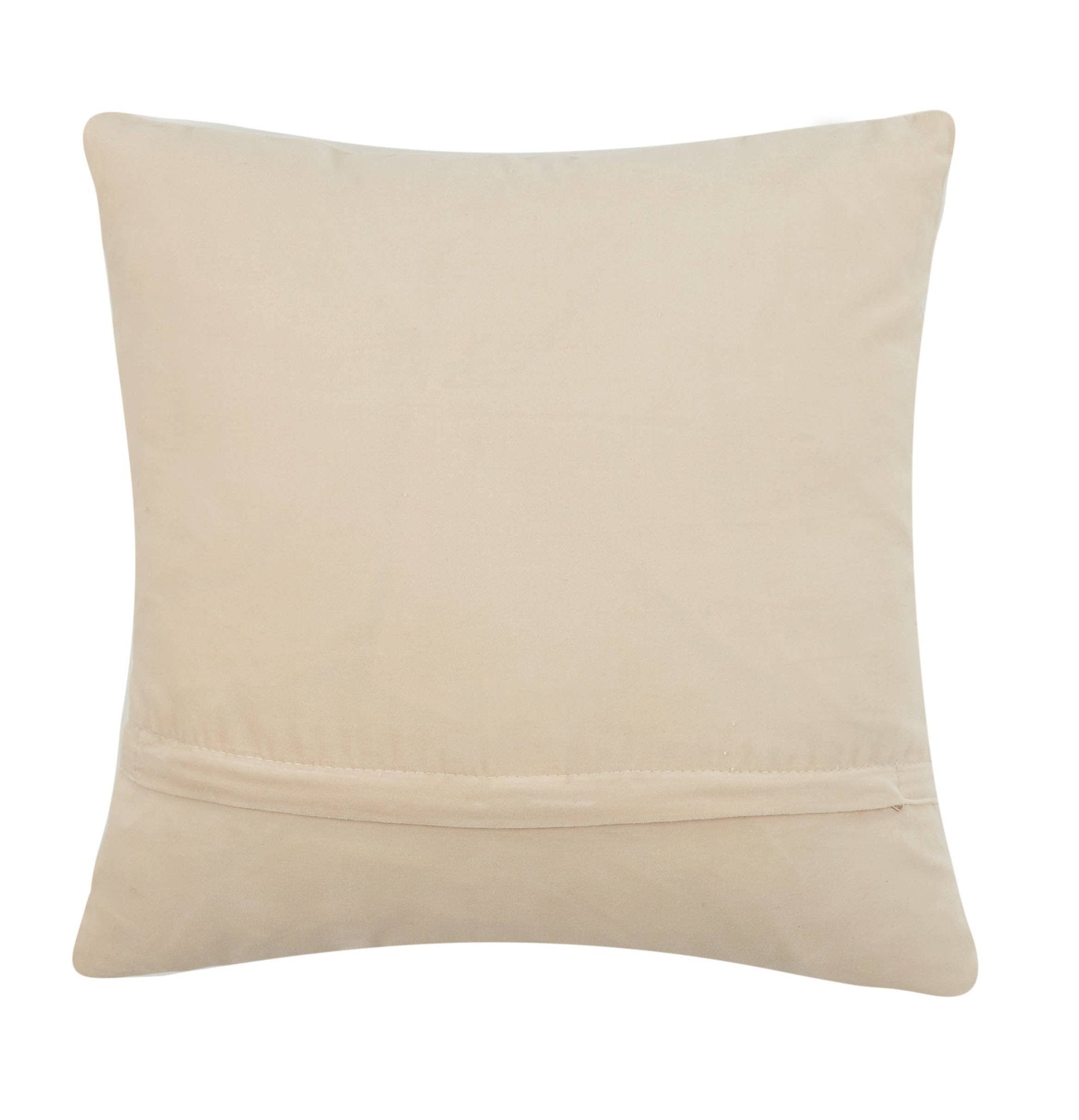 Peking Handicraft Peony Wool Hooked Pillow - Thumbnail 2