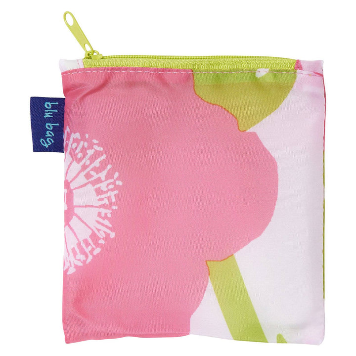 Pink Poppies Reusable Shopper Tote - Merry Pigletsrockflowerpaper