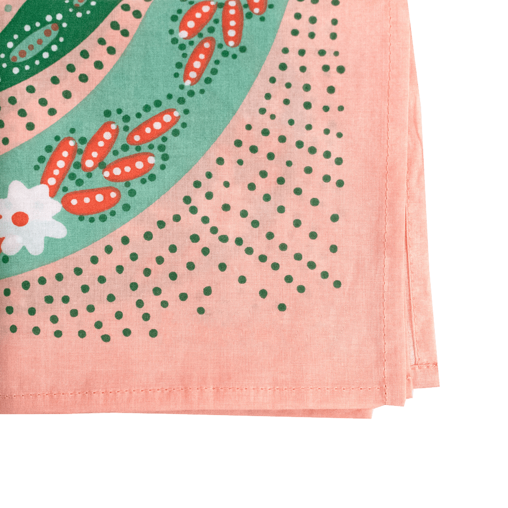 Pink Snakes Bandana - Merry PigletsHandker Bandanas