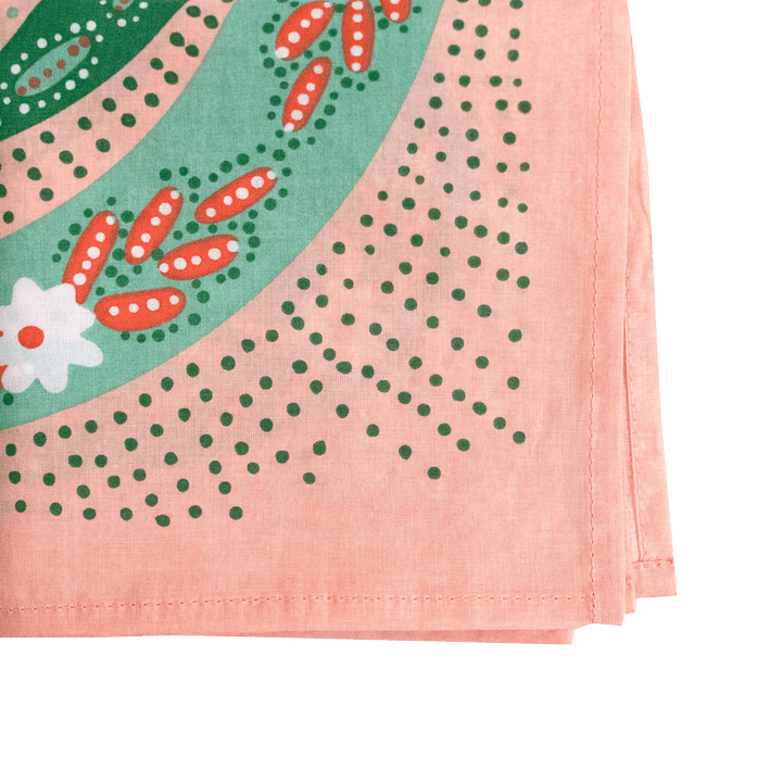 Pink Snakes Bandana - Merry PigletsHandker Bandanas