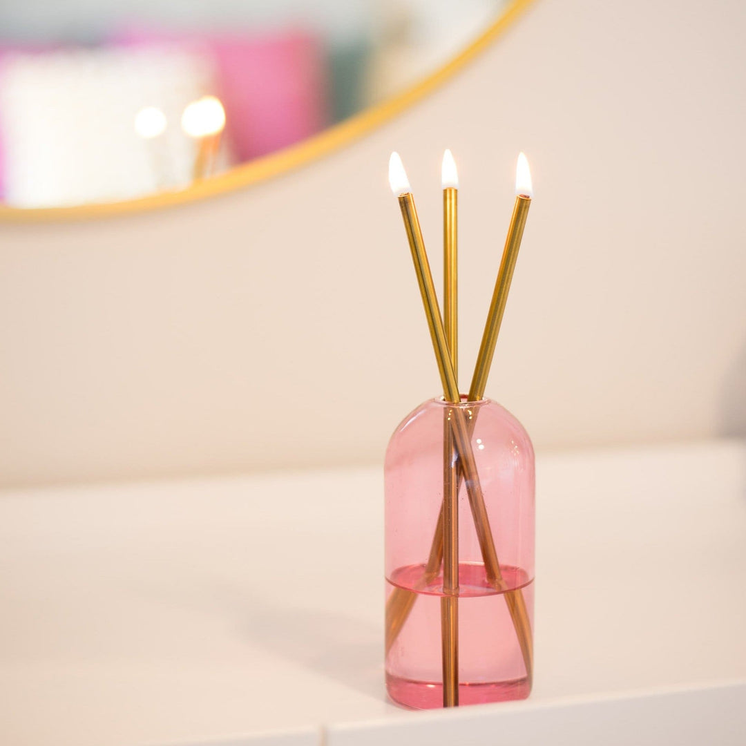 Pink Wylie Vase - Merry PigletsEverlasting Candle Co.