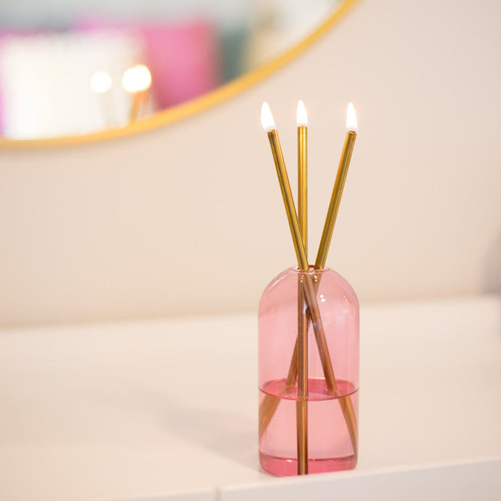 Pink Wylie Vase - Merry PigletsEverlasting Candle Co.