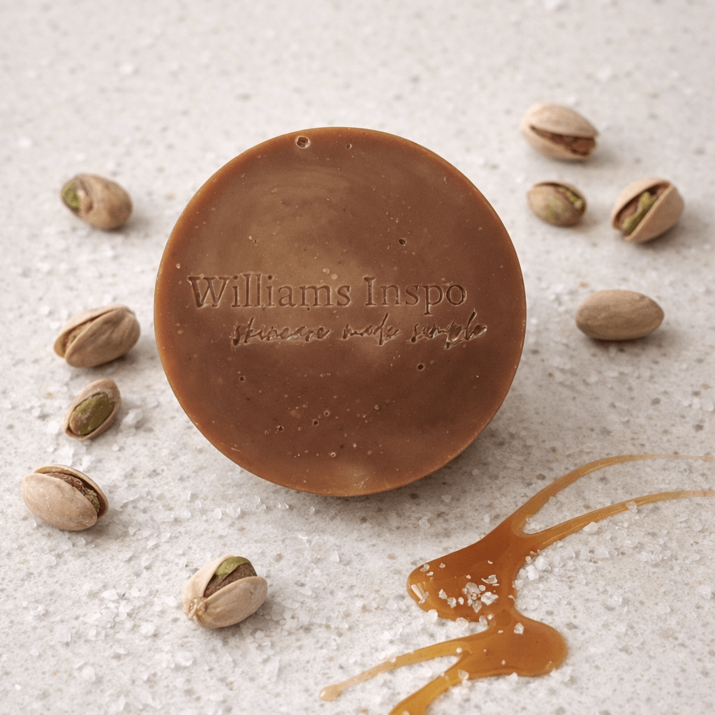 Pistachio & Salted Caramel Goat Milk Soap - Merry PigletsWilliams Inspo
