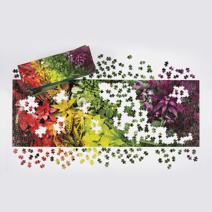 Plant Life 1000 Piece Panoramic Puzzle - Merry PigletsGalison