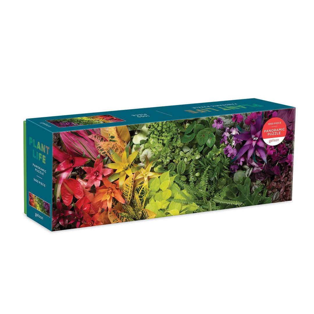 Plant Life 1000 Piece Panoramic Puzzle - Merry PigletsGalison