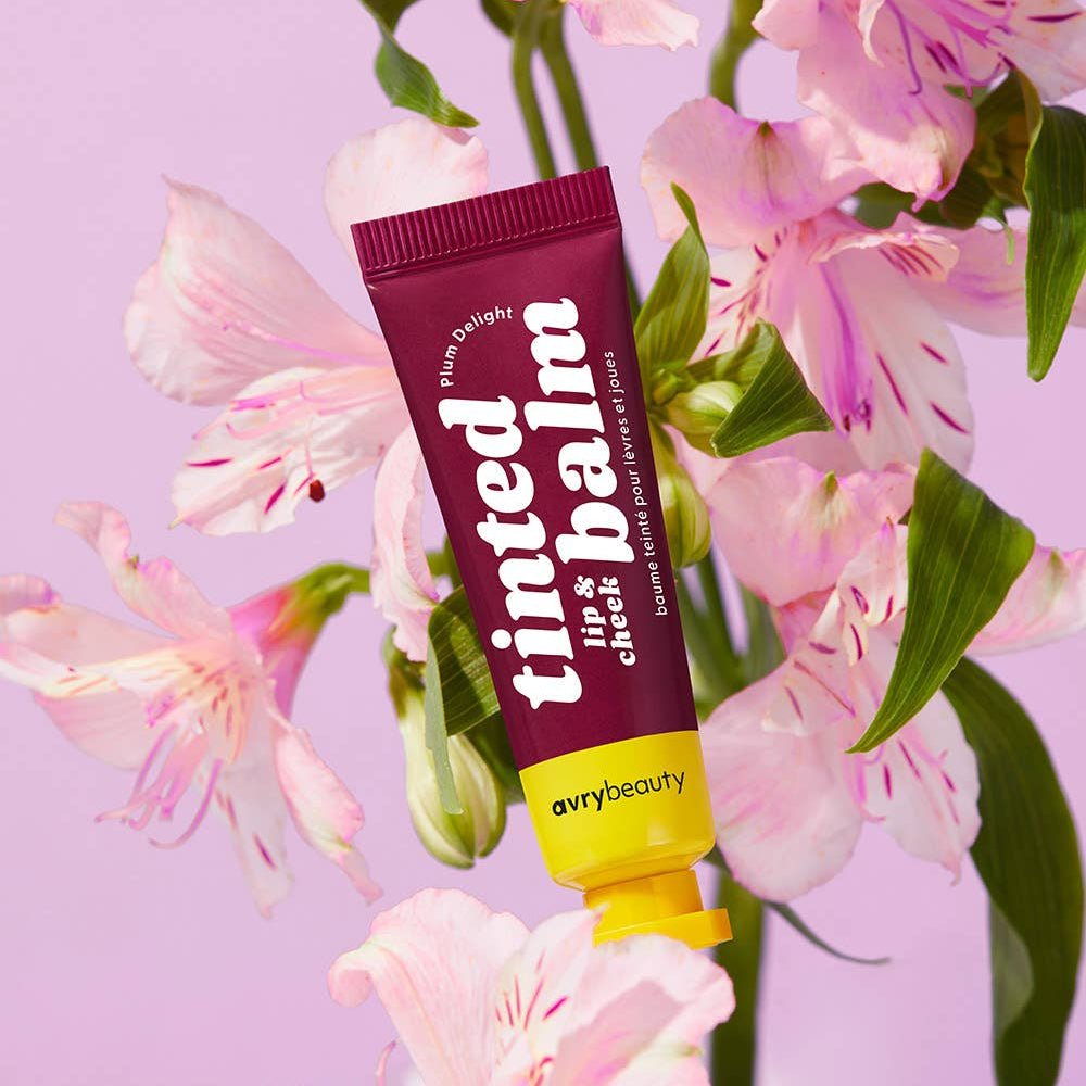 Plum Delight Lip & Cheek Tinted Balm - Merry PigletsAvryBeauty