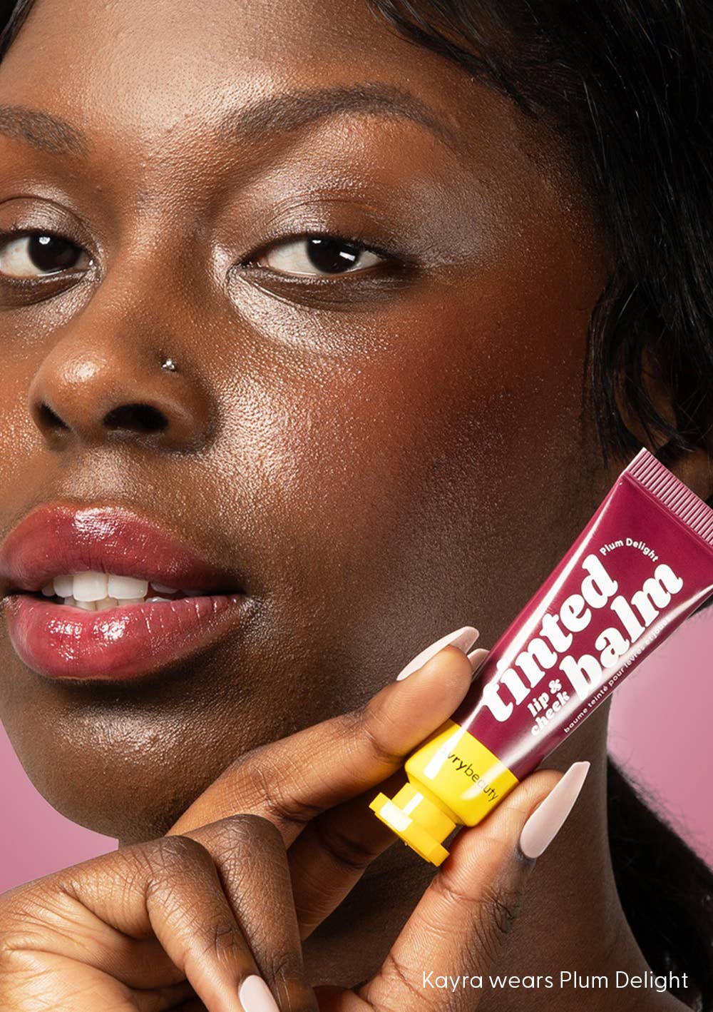 Plum Delight Lip & Cheek Tinted Balm - Merry PigletsAvryBeauty