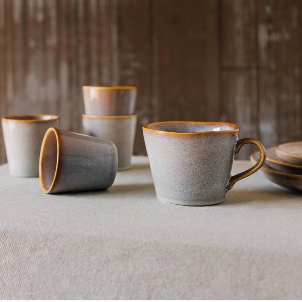 Porcelain Coffee Mug - Merry PigletsDanica Heirloom