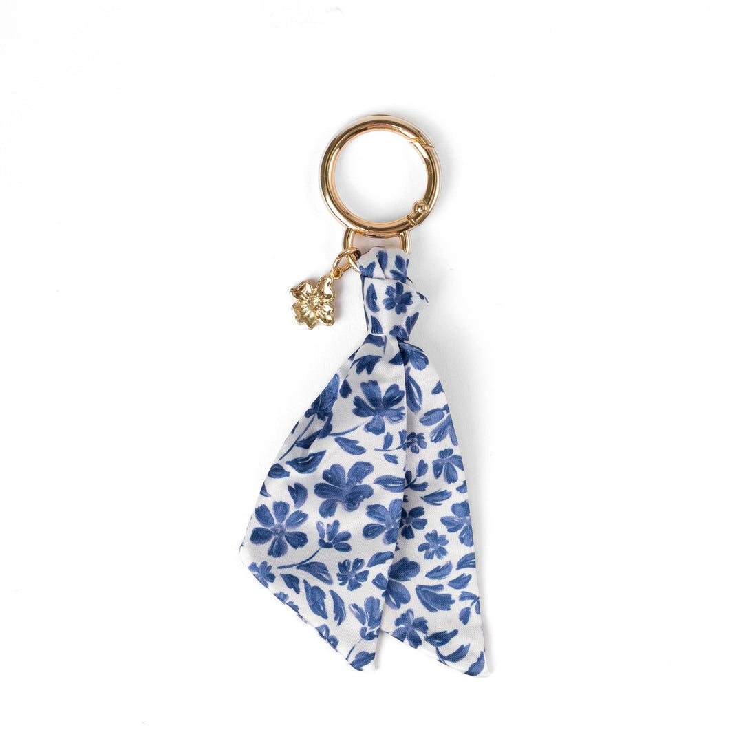 Porcelain Floral Satin Keychain - Merry PigletsElyse Breanne Design