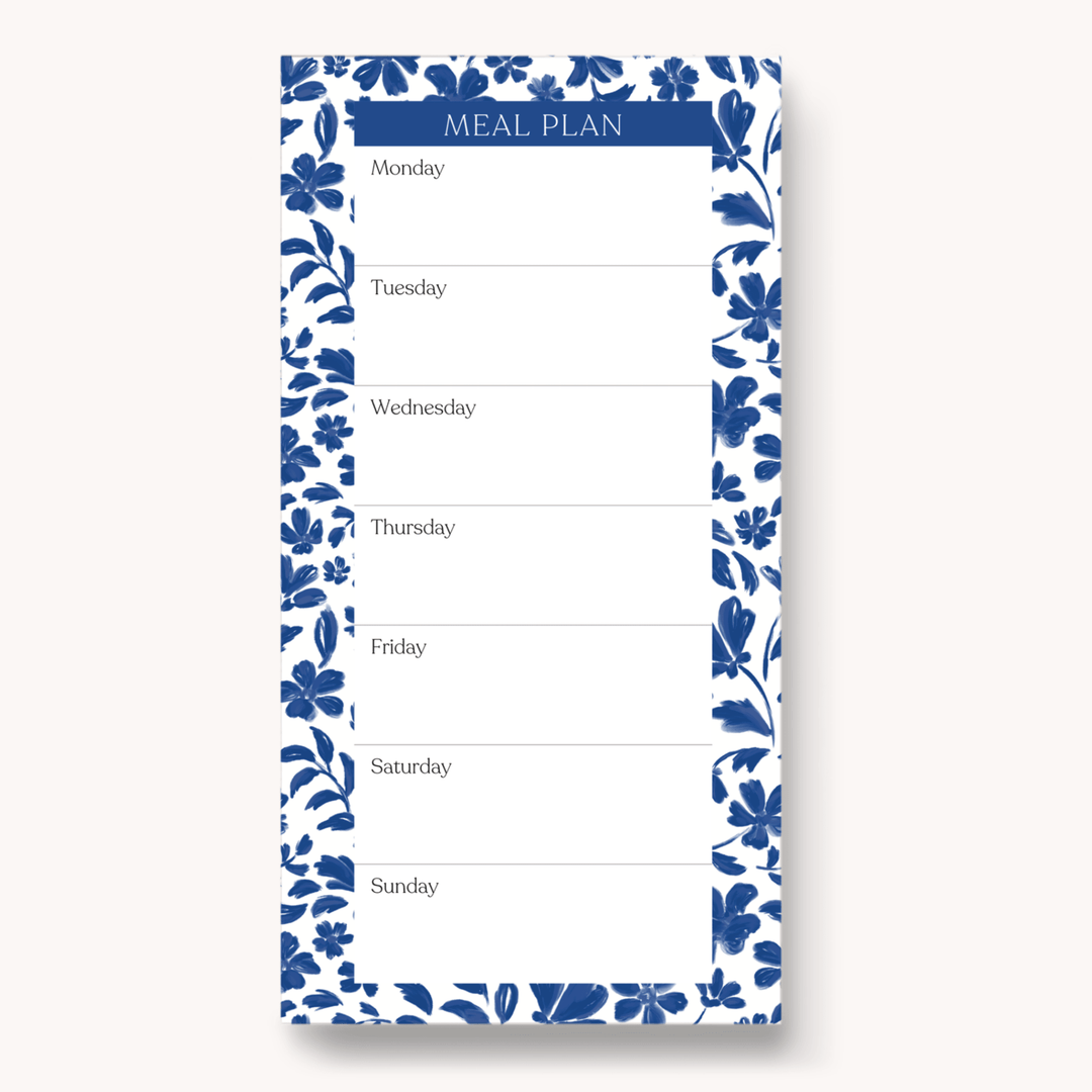 Porcelain Magnetic Meal Plan Notepad - Merry PigletsElyse Breanne Design