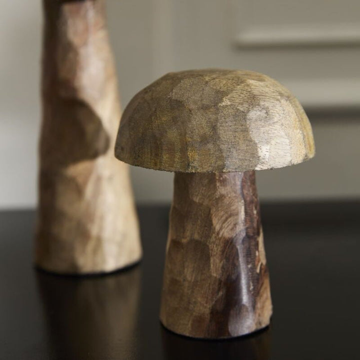 Porcini Wooden Mushroom Set - Merry PigletsAccent Decor
