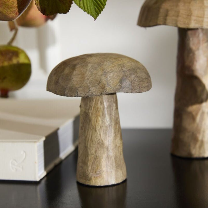 Porcini Wooden Mushroom Set - Merry PigletsAccent Decor