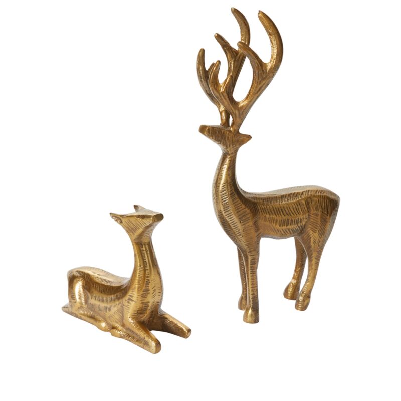 Prancer Reindeer Figurine - Merry PigletsAccent Decor