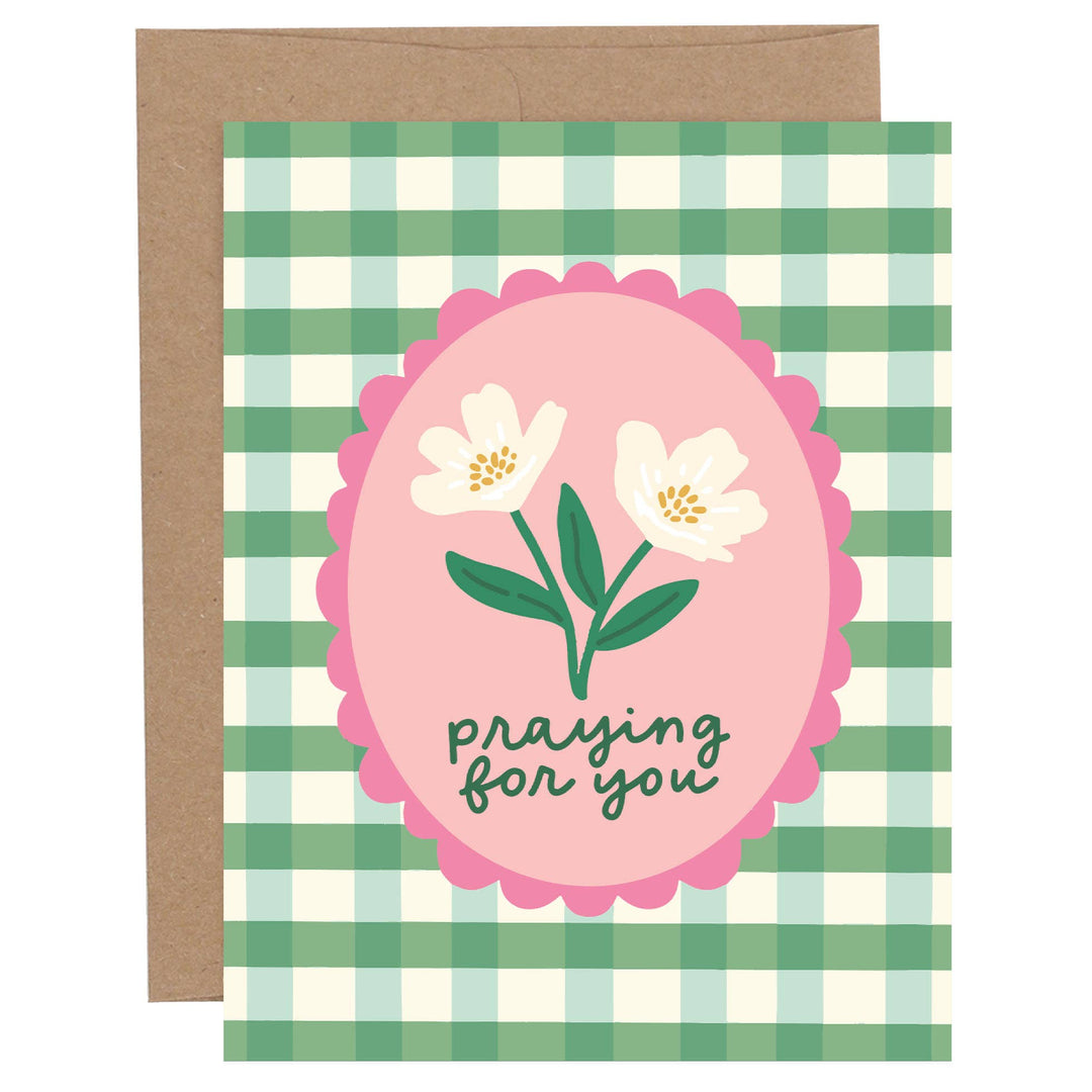 Praying For You Greeting Card - Merry PigletsPippi Post