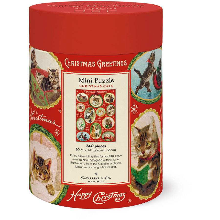 Christmas Cats Mini Puzzle