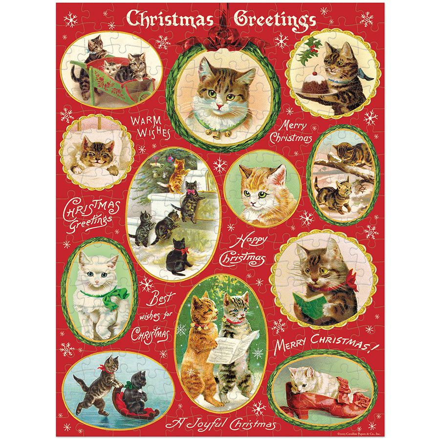 Christmas Cats Mini Puzzle