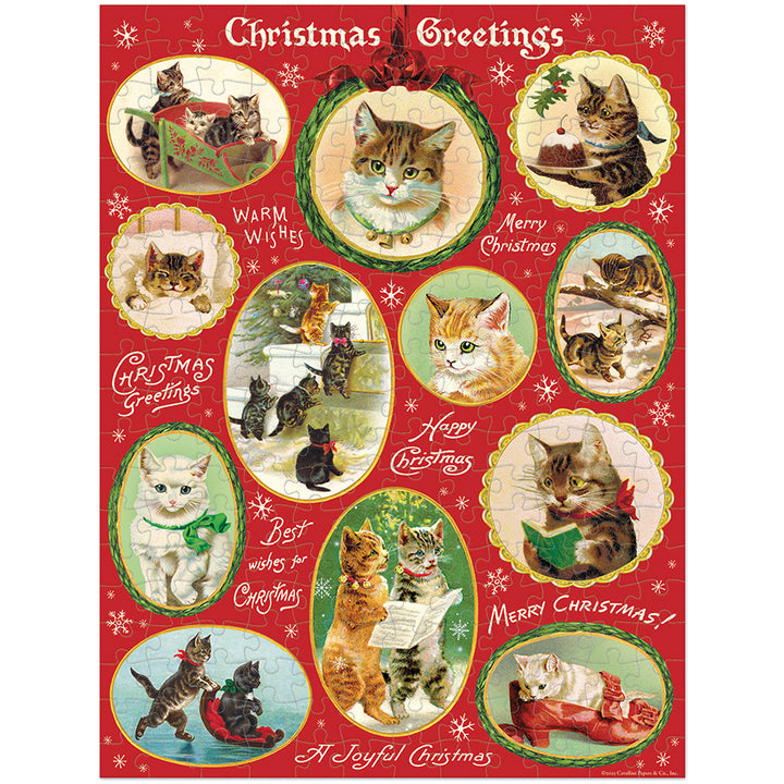 Christmas Cats Mini Puzzle