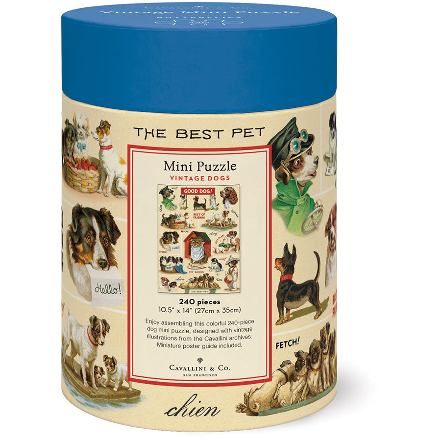 Vintage Dogs Mini Puzzle