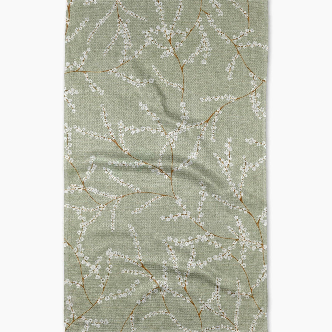 Quiet Flowers Tea Towel - Merry PigletsGeometry