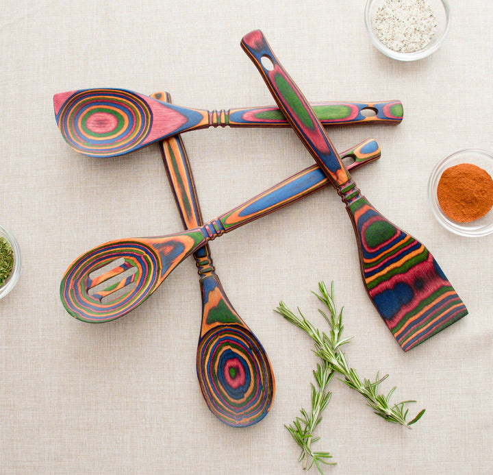 Rainbow Pakka Spatula - Merry PigletsIsland Bamboo